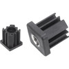 Kipp Tube Inserts Square w/Tipped Bushing, M30X1.5, M12, L=M33, Thermoplastic, (Qty:10), K0430.123015