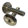 1/4"-20 x 4" Sidewalk Bolts, 18-8 Stainless Steel, Slotted/Phillips Combo (50/Pkg.)