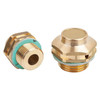 Kipp Vent Screw w/Air Filter, w/o DipStick, D1=G3/8, D=24.5 mm, Brass, (Qty:10), K0460.24038