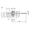 Kipp Dipstick, Style C, w/o Ventilation, D= 27 mm, D1=12 mm, Thermoplastic, Zinc, (Qty:10), K0468.33012