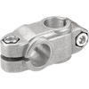 Kipp Tube Clamp, Cross Aluminum, 4-Way, A= 15.1 mm, B= 15.1 mm, Aluminum, (Qty:1), K0472.51515