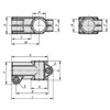 Kipp Tube Clamp, Cross Aluminum, 3-Way, A=12.1 mm, B= 12.1 mm, Steel, (Qty:1), K0475.51212