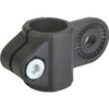 Kipp Tube Clamp, Swivel, Half Sunken Teeth, Round, A=30 mm, L=95.5 mm, Thermoplastic, (Qty:10), K0486.30