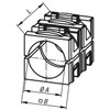 Kipp Reducer Bodys for Round Tubes,  A=30.25 mm, Thermoplastic, (Qty:10), K0491.03030