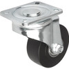 Kipp Swivel Caster, w/o Locking System, 160 mm, Rubber, Steel, (Qty:1), K1763.16050