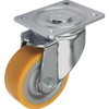Kipp Swivel Caster, w/o Locking System, 200 mm, Polyurethane, Steel, (Qty:1), K1768.20050