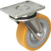 Kipp Swivel Caster, w/o Locking System, 160 mm, Polyurethane, Steel, (Qty:1), K1769.16050
