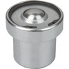 Kipp Ball Transfer Units, Undersprung, 62 mm, Style B, Zinc-Plated Steel, (Qty:1), K762.130