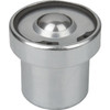 Kipp Ball Transfer Units, Undersprung, 48.2 mm, Style C, Stainless Steel, (Qty:1), K762.230