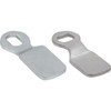 Kipp Tongue for Quarter-Turn Lock, Form B, L=24 mm, A=13 mm, Zinc-Plated Steel, (Qty:10), K0521.124x135