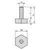 Kipp Leveling Feet, Round, M10X55, Polyamide, Steel, (Qty:10), K0674.4710X055