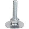 Kipp Leveling Feet, w/o Hole, M8X16, D=30 mm, Steel, (Qty:10), K0678.03008X016