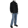 Ironcat FR Treated 100 % Cotton Sateen Jacket/Black/Large #7050B/L