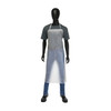 PIP Vinyl Raw Edge Apron/Clear/35" x 50" (Qty. 12) #UC-12-50