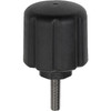 Kipp Clamping Grip Ergonomic, D=M10X50, D1=50 mm, H=55 mm, Form L, Steel, Plastic, Black , (Qty:1), K0779.5010X50
