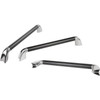 Kipp Tubular Handles, Carbon, L=301 mm, A=250 mm, D=M6,  Stainless Steel,  (Qty:1), K0781.250251