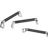 Kipp Tubular Handles, Carbon, L=366 mm, A=350 mm, D=6.6 mm, Stainless Steel,  (Qty:1), K0782.350251