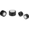 Kipp Knurled Knobs, Clamping w/Grub Screw, D1=27 mm, D=8 mm, H=18 mm, Aluminum, (Qty:1), K1099.27085