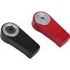 Kipp Stop Latch, External Thread,  D1=M6X10.7, L=40 mm, Zinc, Black Powder Coated, (Qty:1), K0271.140061X10