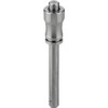 Kipp Ball Lock Pins, w/Recessed Grip, Form A, D1= 6 mm, L=20 mm, L1=6.8 mm, L5=26.8, Stainless Steel, (Qty:1), K0790.001206020