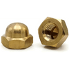 1/2"-20 NF Brass Cap Nuts (25/Pkg.)