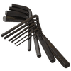 9 Pc Set Ball Point 1.5m-10mm (Metric) Hex Key Sets Alloy 8650 (USA) (60/Bulk Pkg.)