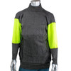 Kut Gard PreventWear ATA Blended Cut Resistant Pullover w/Hi-Vis Sleeves/Dark Gray/4X-Large #P190SP3CMHVBUV-PP1-TL-4XL