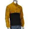 Ironcat Split Leather Welding Cape Sleeve - Golden/Medium (Qty: 1) #7000/M