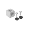 Kipp Cube Connector Sets, Type B, L=45 mm, Die-Cast Aluminum, (Qty:1), K1039.102