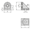 Kipp Joint Angle, Type I, L=27 mm, Die-Cast Zinc, (Qty:1), K1050.06