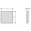 Kipp End Cap, Type I, 60X30X3 mm, Polyamide, (Qty:10), K1053.06306011