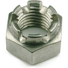 1/4"-20 Castle Nuts, 18-8 Stainless Steel (25/Pkg.)