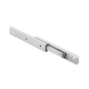 Kipp Telescopic Slide, Full Extension, Size 35, M6, 530X35X34, Double Arrangement, Steel, Zinc-Plated, (Qty:1), K2019.350530