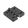 Kipp Hinges w/Fastening Holes, 64X64 mm, Thermoplastic Black, Steel, (Qty;1), K1004.006322020