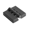 Kipp Hinges w/Bushing, 64X64 mm, D1=M6, Black Thermoplastic, (Qty;1), K1005.06322020