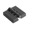 Kipp Hinges w/Bushing, 64X64 mm, D1=M8, Black Thermoplastic, (Qty. 1), K1005.08322020