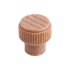 Kipp Knurled Knob, Size 1, D=M5, D1=21 mm, H=22 mm, Biopolymer, (Qty 10), K0247.10105143