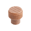 Kipp Knurled Knob, Size 1, D=M6, D1=21 mm, H=22 mm, Biopolymer, (Qty. 10), K0247.1010690