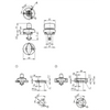 Kipp Rotary Latch, w/Rotary Knob, D=5 mm, L=15.5 mm, Steel, Nickel Plate, Black Plastic, (Qty. 1), K1061.516