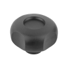 Kipp Four Lobe Grip, w/External Thread, Style L, M8X40, D1=50 mm, Thermoplastic, Steel, (Qty. 10), K1093.45208X40