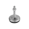 Kipp Leveling Feet, w/Hexagon Socket, Style C, M20X75, D=80 mm, L=175 mm, Stainless Steel, (Qty. 1), K0739.3208020X75