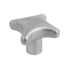 Kipp Palm Grips, D1= 63 mm, Similar to DIN6335, Style C, Blind Hole, Stainless Steel, (Qty. 1), K0146.3063123