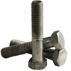 3/8"-16 x 10" 6" Thread Under-Sized Hex Bolts A307 Grade A Coarse HDG (20/Pkg.)