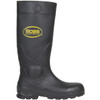 Boss Footwear 16" Black PVC Plain Toe Boot, Size 12, #380-800/12