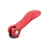 Kipp Cam Lever, Internal Thread, Plastic Thrush Washer, Size 9, D=6-32, A=36.2 mm, B=14.4 mm, Aluminum, Red, Powder Coat (Qty:1), K2120.95114AD
