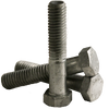 5/8"-11 x 9" 6" Thread Under-Sized Hex Bolts A307 Grade A Coarse HDG (10/Pkg.)