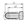 Kipp Snap-In Pins for Clevis, DIN 71752, Steel, (Qty. 10), K1139.0408