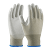 CleanTeam Seamless Knit Nylon / Copper Fiber Electrostatic Dissipative (ESD) Glove with Polyurethane Coated Smooth Grip on Palm & Fingers -Brown, Large, (12 Pair), #40-6415/L