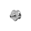 Kipp Flat Button Head Type Grease Nipples, DIN 3404, G1/4, Hexagon, Stainless Steel (Qty. 1), K1135.22214