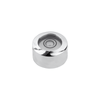 Kipp Round Frame Bullseye Level, w/Grub Screw, Form B, D1=20 mm, Nickel-Plated Brass, (Qty. 1), K1155.2201230